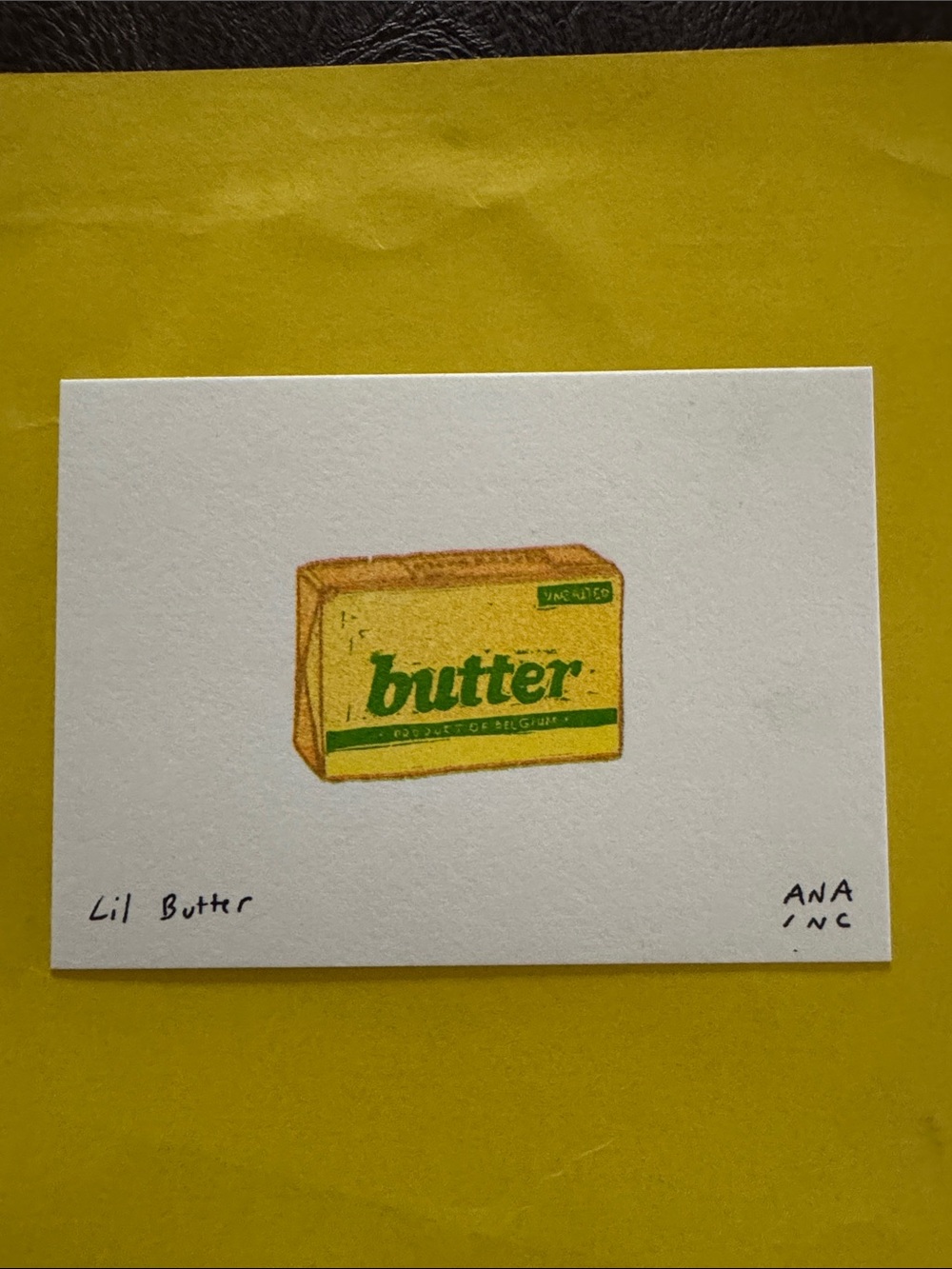 Anastasia INCIARDI Mini Print - Butter From Brooklyn, NYC